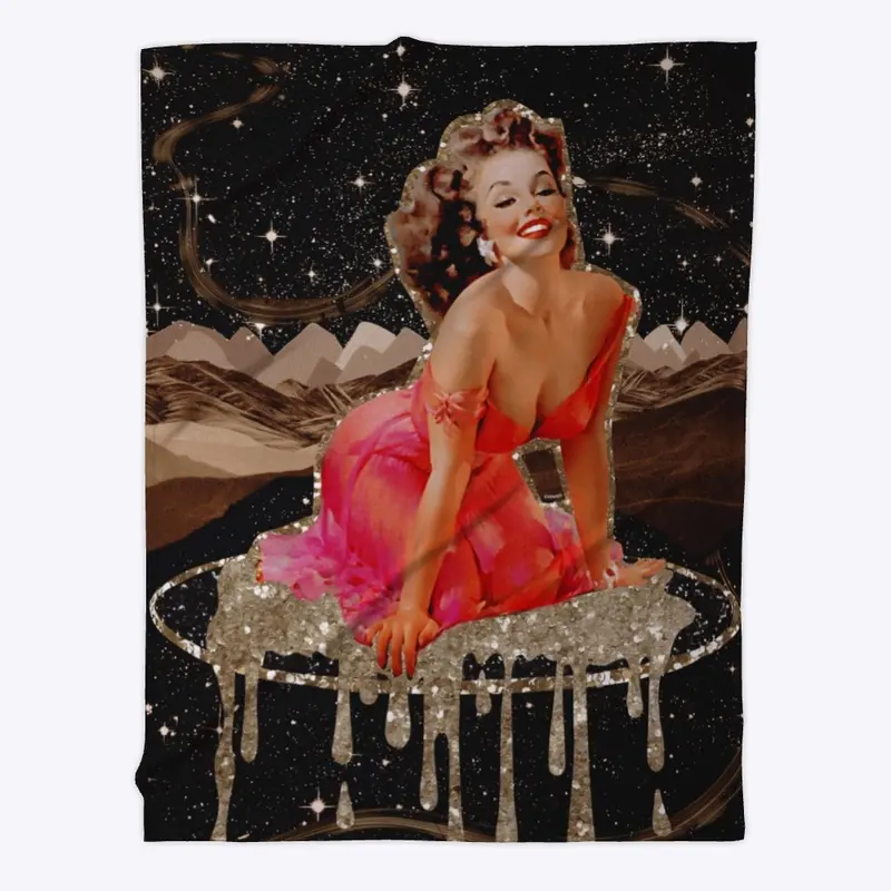 Magic Carpet Ride Pinup Collage